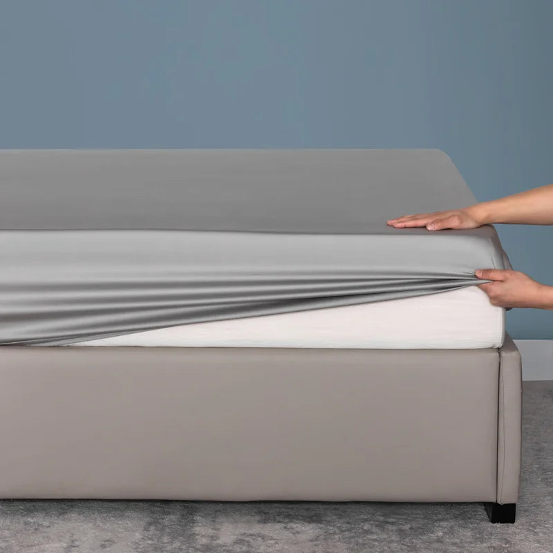 Drap-Housse Haute Qualité 100 % Bambou (Double, Queen, King)