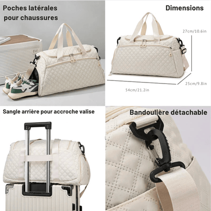 Sac de voyage femme avec compartiment chaussures