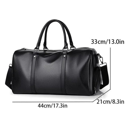 Sac de voyage homme cuir noir