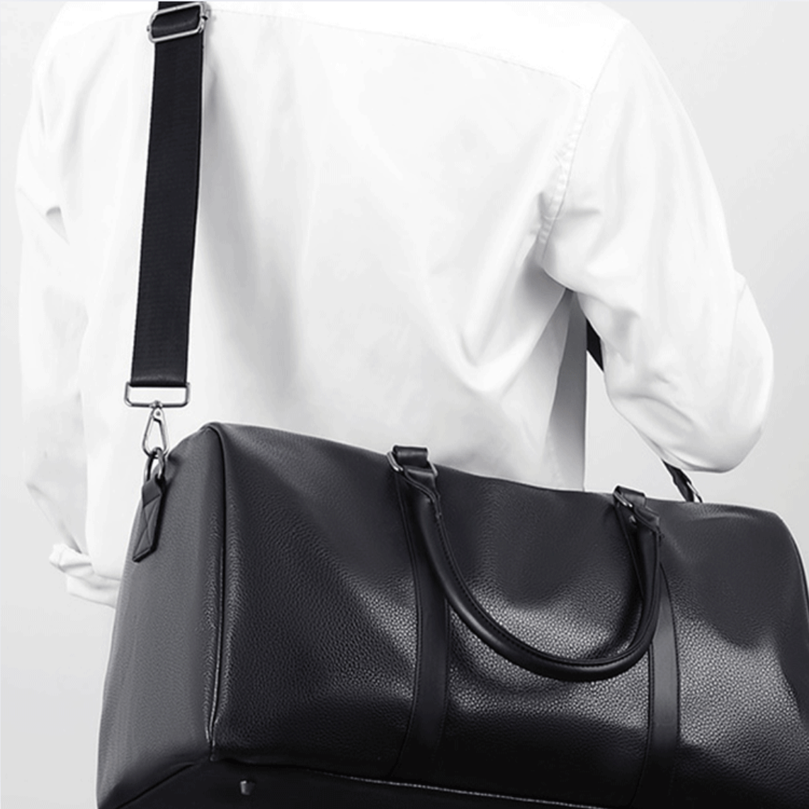 Sac de voyage homme cuir noir