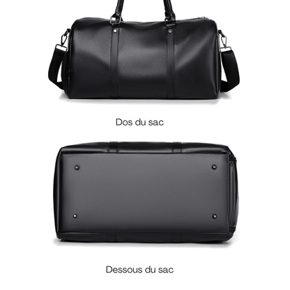Sac de voyage homme cuir noir